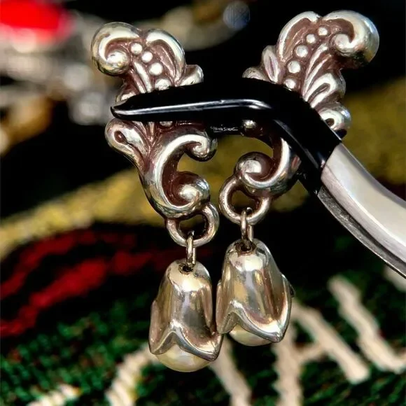 Brighton  Pearls Drop Earrings - Picture 3 of 6